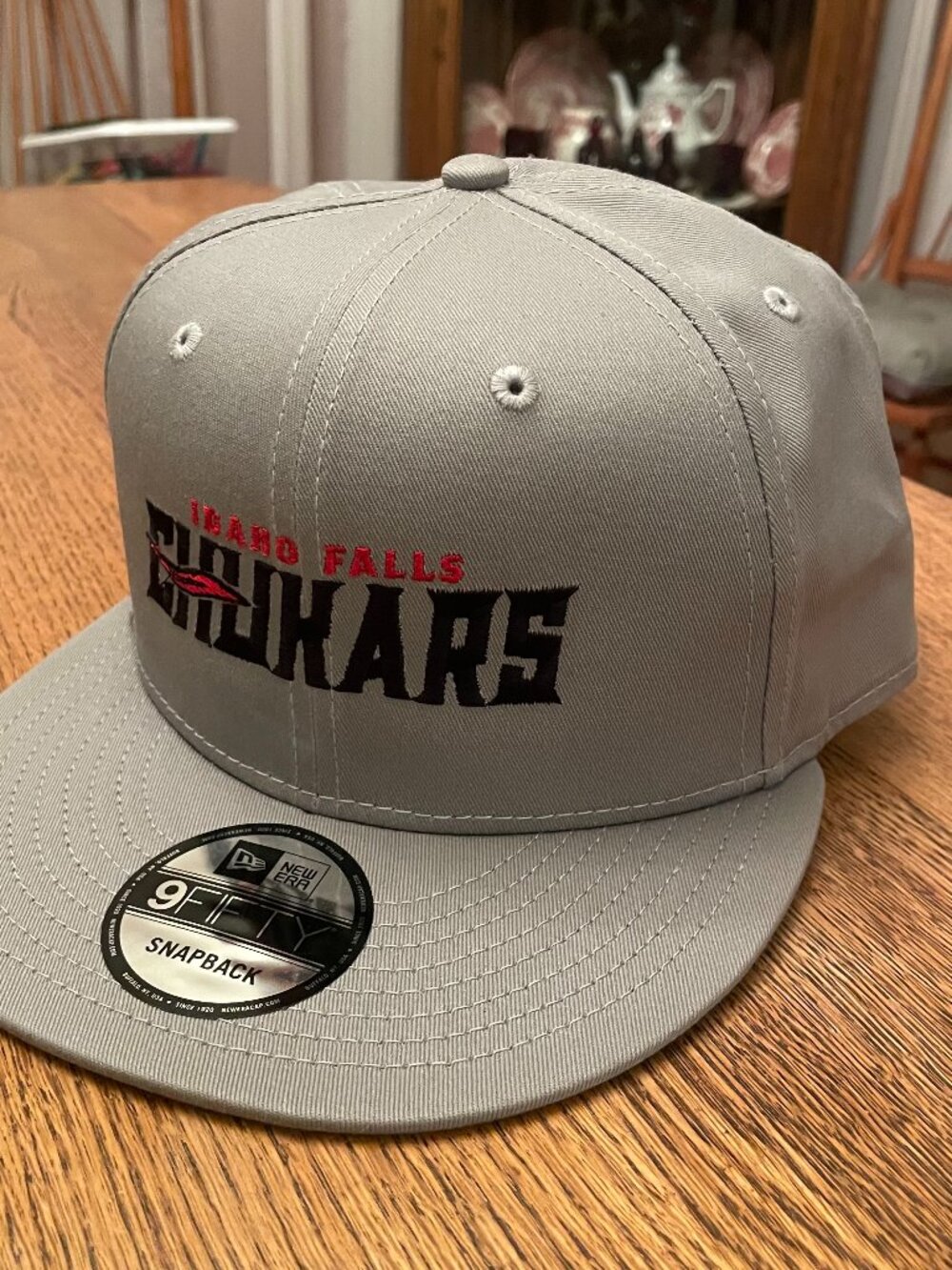 Idaho Falls Chukars (Minor League) Gray Snapback Baseball Hat Cap by New Era